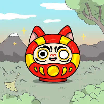 Neko Daruma