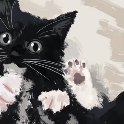Attack of KitKat the Terrifying Kitten