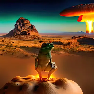 Simulation Number 89: Standing Frog At Beginning Of Creation