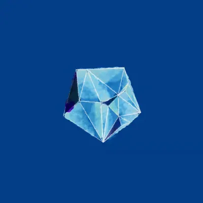 #11 Pentagon Blueness Fragmentado