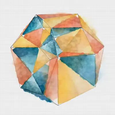 #22 Heptagon Outono Fragmentado