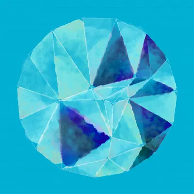 #32 Circle Blueness Fragmentado