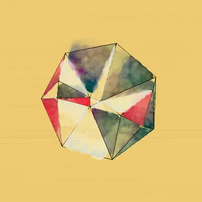 #33 Heptagon Rubro Fragmentado