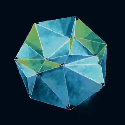 #50 Heptagon Moon Fragmentado