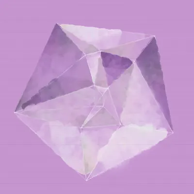 #51 Pentagon Purpleness Fragmentado