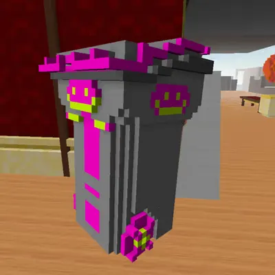 Voxel Trash Can One