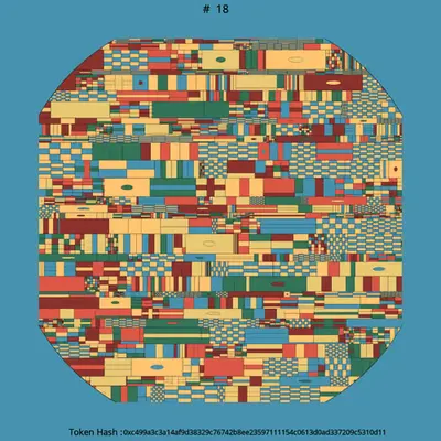 Abstracte Raster:The last piece #18
