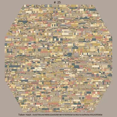 Abstracte Raster:The last piece #25