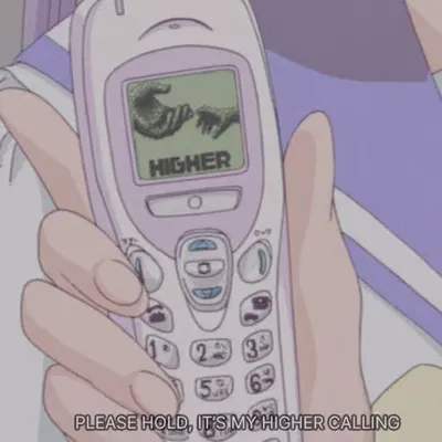 pls hold, its my higher calling