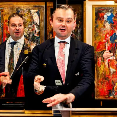 First Painting Created by an AI Showing a Painting Auctioned at Sotheby's to be Auctioned at Christie's