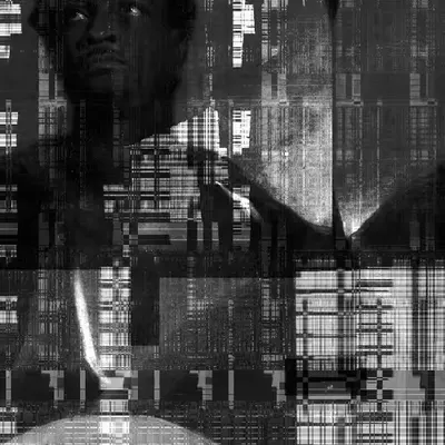 Head of a Man Glitch Series