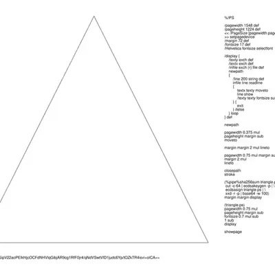 Self-Identifying (Triangle)