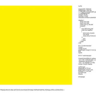 Self-Identifying (Yellow)