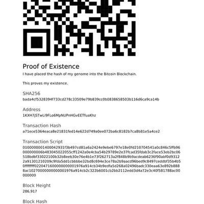 Proof of Existence
