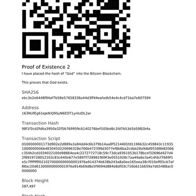 Proof Of Existence 2