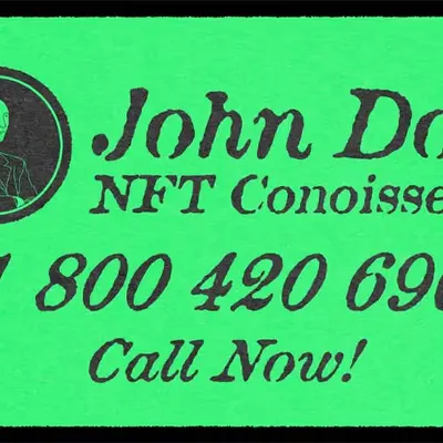 John Doe: NFT Conoisseur