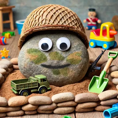 Googly soldier