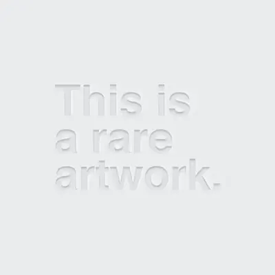 This is a rare artwork