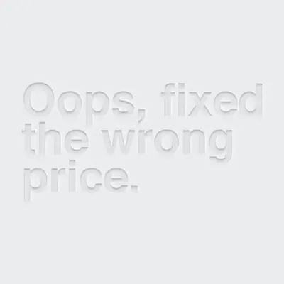 Oops, fixed the wrong price