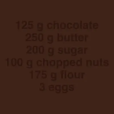 Homemade brownies