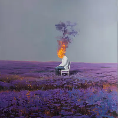 the lilacs listened to my troubles.