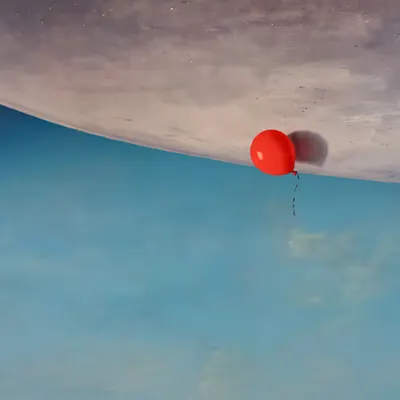 Lost Balloon on the Moon