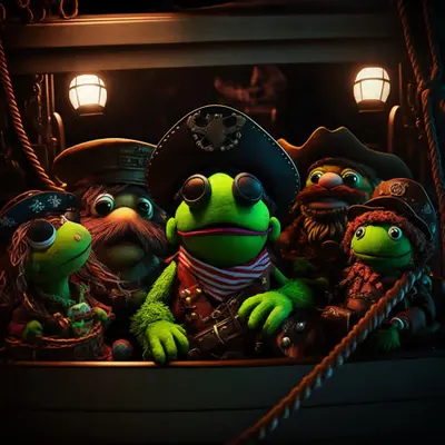 Pepe pirate fam time pepes
