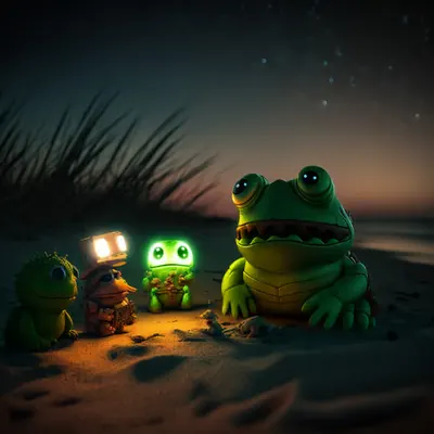 Pepe beach night