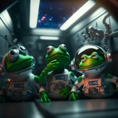 Pepe space station fun