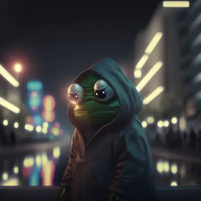 Pepe up and chillin