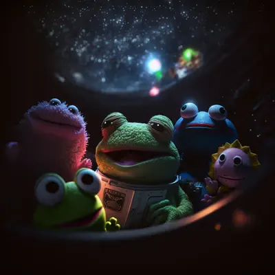 Pepe up in space