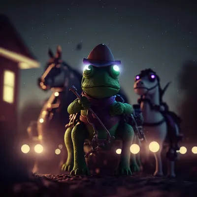 Pepe with horses fun