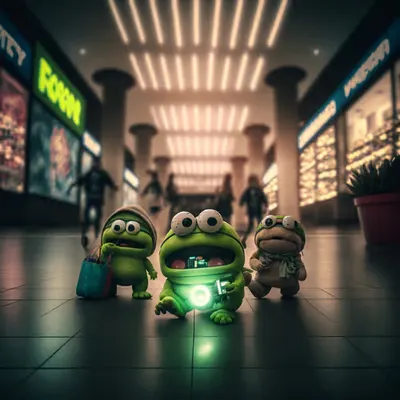 Pepe and friends already started shopping