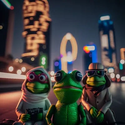 Pepe and friends in Dubai