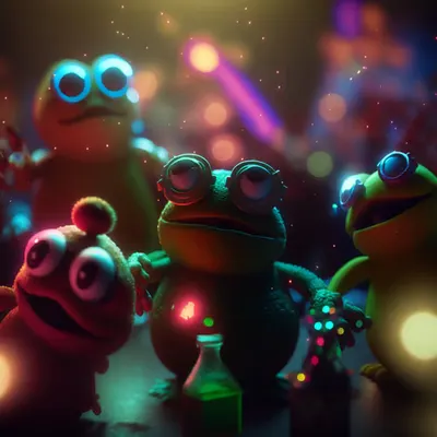 Pepe partying 
