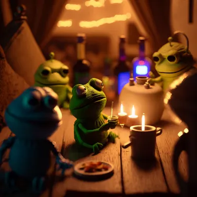 Pepe birthday party fun time