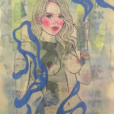 Blue girl