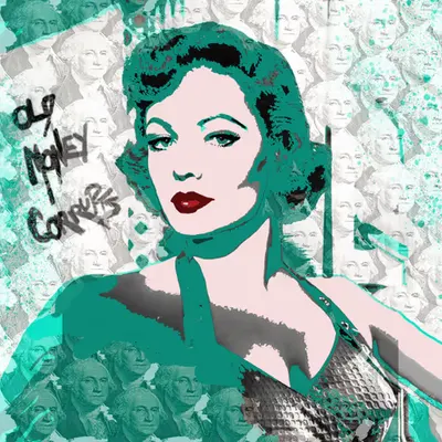 OLD MONEY CORRUPTS (GREEN PIN-UP)