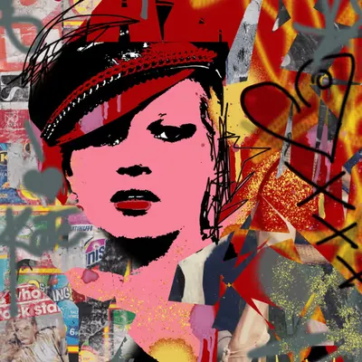 KATE MOSS - RED TOKEN