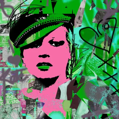 KATE MOSS - GREEN TOKEN