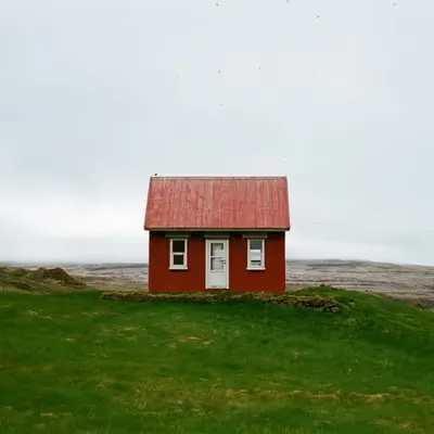Red House in the Westfjords