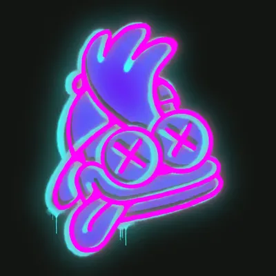 Pink n Purp Neon Glowski