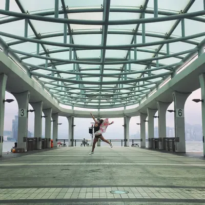 Obligatory Hong Kong Jump Shot