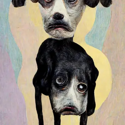 dog art 1 of 2 for your meural