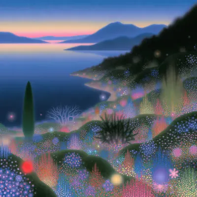 Blue Hour, Dotted Hills