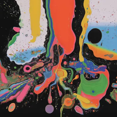 Cascade of Cosmic Paint