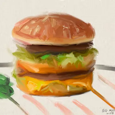 Big Mac Study With Pickles Removed