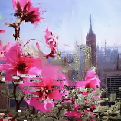 Cherry Blossom with Empire State B