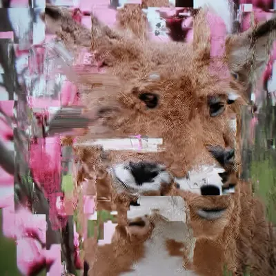 Cherry Blossom with Fox