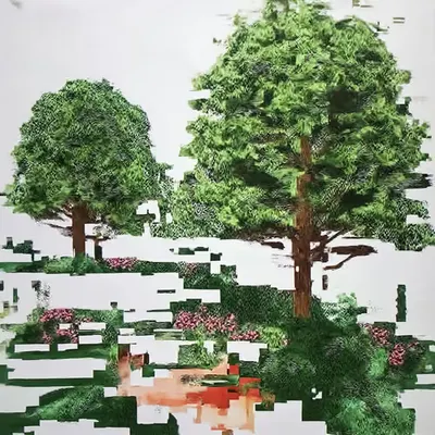 ANDROID PLAZA - Garden Painting A